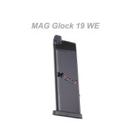 magazine WE Glock 19,Glock 23 บรรจุ 20 rds แมกกาซีน กล๊อก 19,23,ของเล่นบีบีกัน