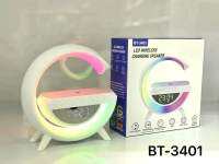 ลำโพงบลูทูธ 3in1 รุ่น BT-3401 มาพร้อมกับ แท่นชาร์จไร้สายในตัว 10W และมี Led Lamp กับนาฬิกาด้วย Wireless Charging Speaker