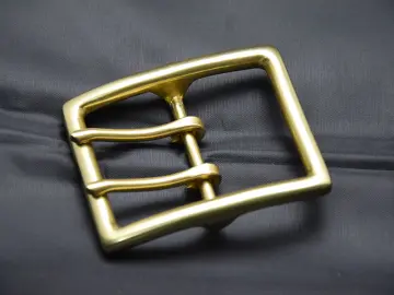 Japanese Design Belt Buckle Detachable Solid Brass Buckles – Metal