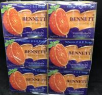 (ยกแพ็ค12ก้อน) สบู่เบนเนทส้ม Bennett Vitamin C&amp;E  130กรัม