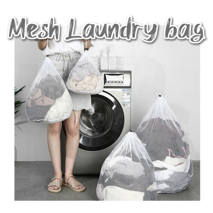 11 Size Mesh Laundry Bag Polyester Home Organizer Coarse Net Laundry Basket  Laundry Bags for Washing Machines Mesh Bra Bag