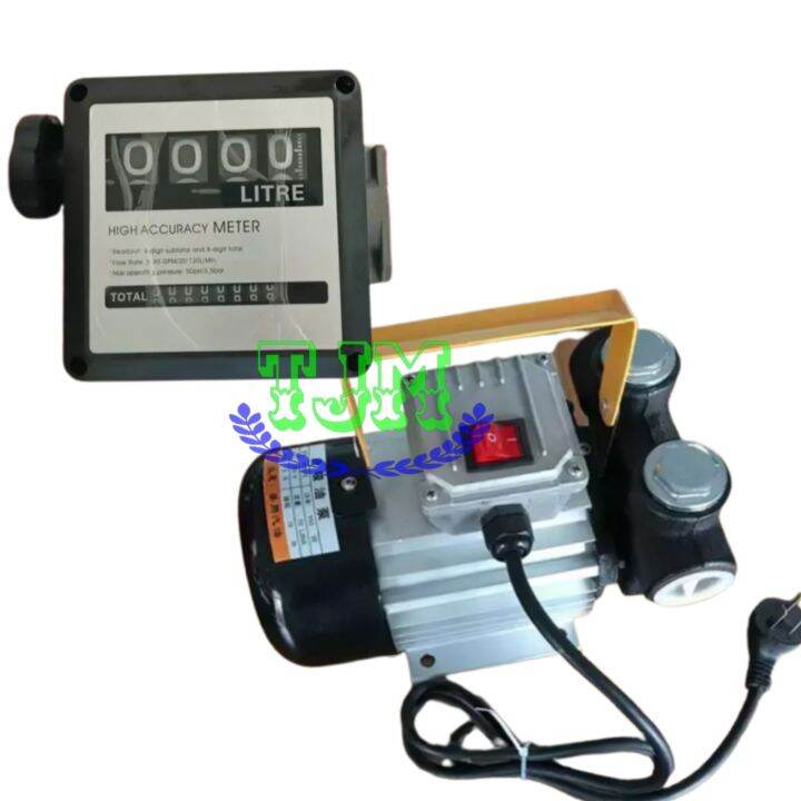 Paket Pompa Solar AC YB60 Sunflow Electric Oil Pump Plus Flow Meter