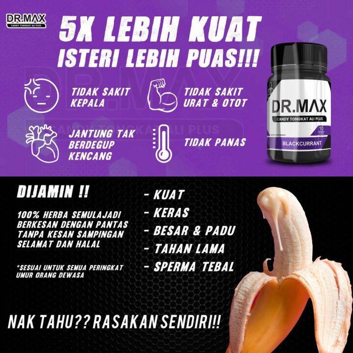 Best Seller Dr Max Man Power Booster 100 Original Ubat Tahan Lama Sex Lelaki Supplement Ubat 