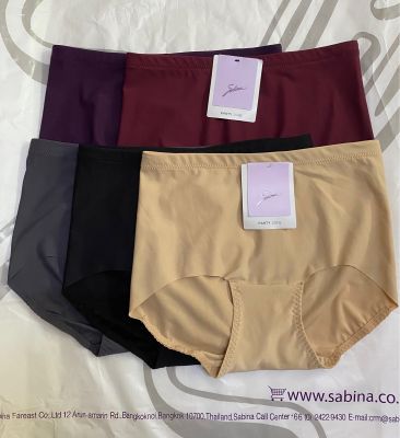 Sabina ซาบีน่า กางเกงชั้นใน (Half) รหัส SUZS4103 รุ่น Panty Zone สีเนื้อเข้ม ดำ เทา แดง ม่วง