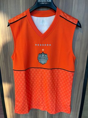 เสื้อ ซ้อม บุรีรัมย์ยูไนเต็ด เเขนกุดสีส้ม2022