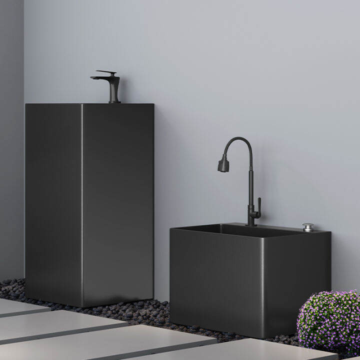 Zhuanggang Outdoor Balcony Stainless Steel Mop Pool Mop Pool Washing