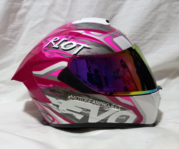 EVO GTPRO Riot Full Face Dual Visor Helmet Lazada PH