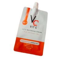 (1 ซอง) วิตซี น้องฉัตร ครีมวิตซี ซอง 7 กรัม VC VIT C WHITENING CREAM ครีมซอง บำรุงผิวหน้า