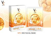 แท้?Vit c bio facial mask 1 กล่อง 6 แผ่น