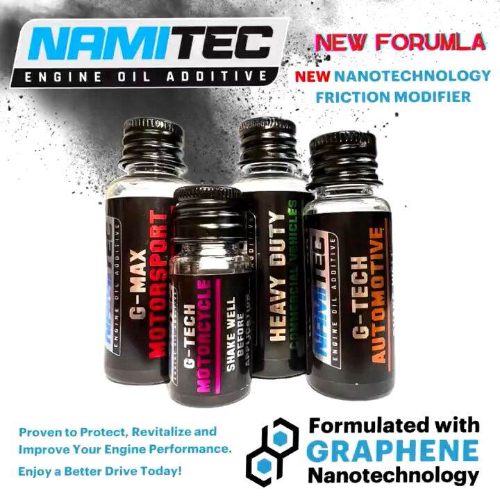 GRAPHENE Engine Oil Additive NAMITEC Lazada