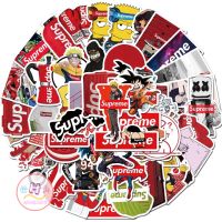 Sticker สติ๊กเกอร์ Supreme H 145 ซูพรีม 50ชิ้น หมี นารูโตะ naruto ดราก้อนบอล กาแฟ star wars nasa นาซ่า ซูพีม ซุปเปอร์แมน