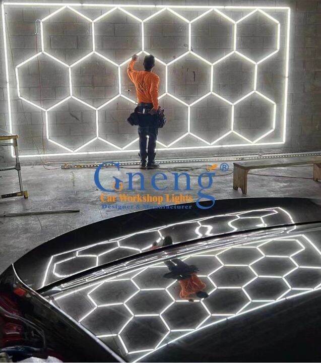 Garage Light Hexagon Lights lamp 110V240V Led Tube Ceiling