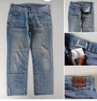 Edwin Jeans​?กางเกง​ยีนส์​ขา​กระบอก​ผ้า​ด้าน​มัน​ๆ​เอว35ยาว40.5ปลา​ยขา​8.5​