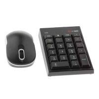 2.4G Wireless Numeric Keypad &amp; Optical Mouse Combo for Desktops Laptops