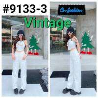 กระบอกใหญ่ขายาวมาใหม่ป้าย vintage no. 9398 ทรงสวยใส่แล้วเป๊ะ