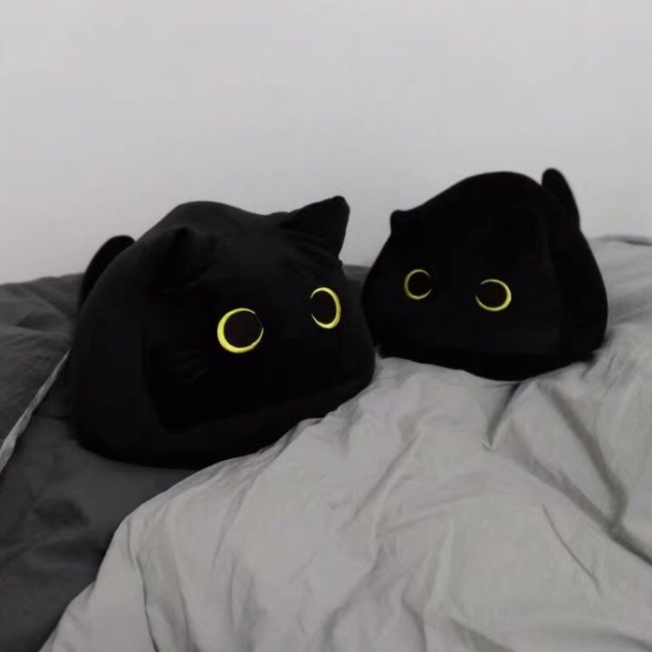 พร้อมส่ง-ตุ๊กตาแมวดำ-ตุ๊กตาแมว-ตุ๊กตาแมวน่ารัก-แมวดำ-ตุ๊กตานุ่มนิ่ม