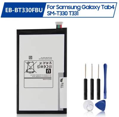 เปลี่ยนแบตเตอรี่ EB-BT330FBE สำหรับ Samsung GALAXY Tab4 SM-T330 T331 EB-BT330FBU EB-BT330FBC 4450MAh