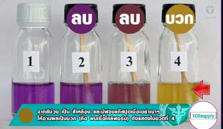 ชุดทดสอบโคลิฟอร์มแบคทีเรีย-si-2-รีฟิวเฉพาะน้ำยาชุดเล็ก-10-เทส