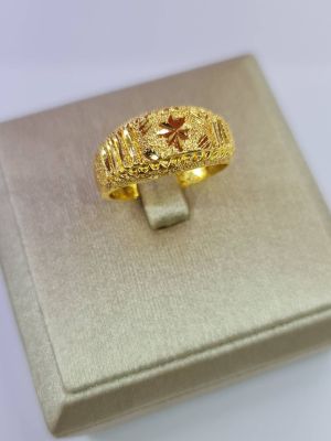 แหวนเศษทอง แหวน24เค คละแบบ ไม่ลอกไม่ดำ /ราคาต่อวง