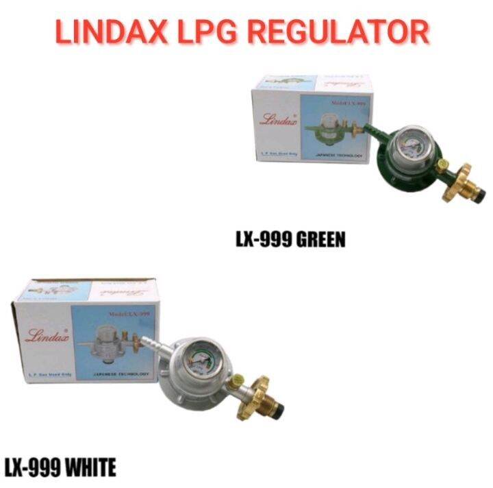 LINDAX LPG GAS REGULATOR WITH CENTER GAS LEVEL GAUGE AND ANTI EXPLODE
