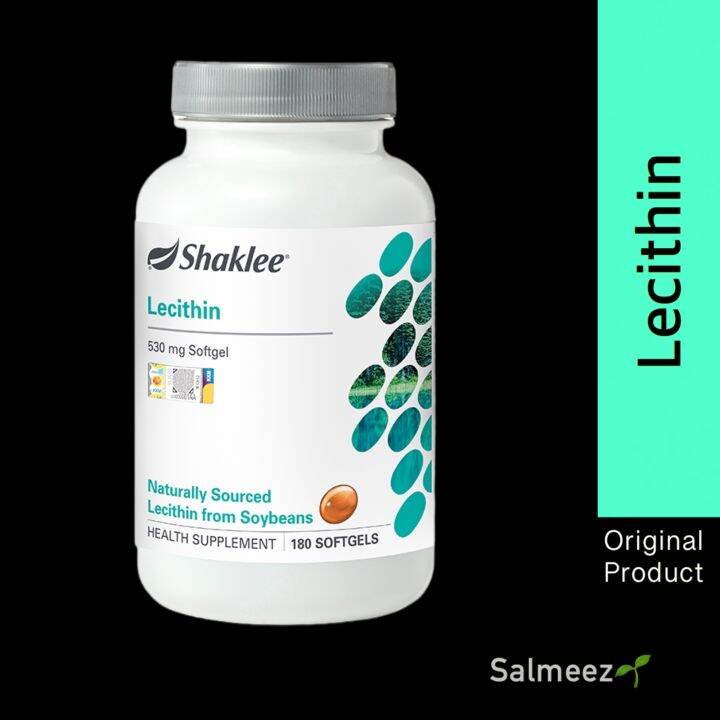 Shaklee LECITHIN READY STOCK FULL BOTTLE (180 CAPSULES) Lazada