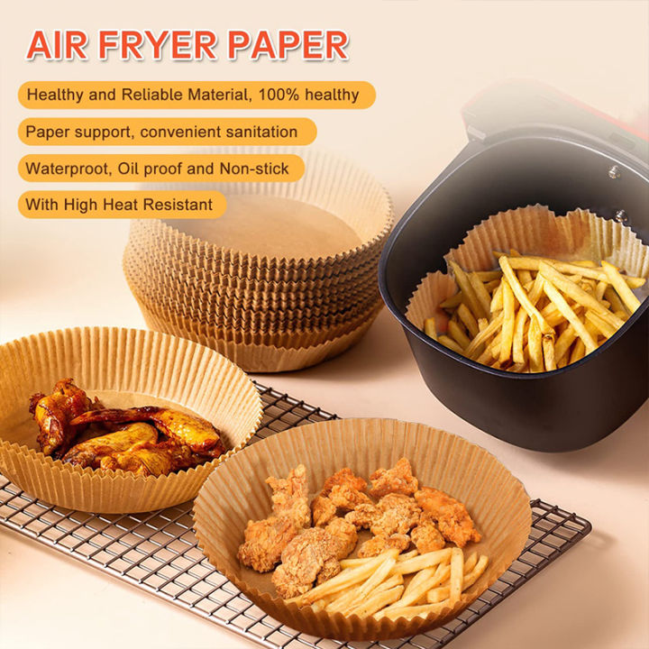 Fryer, 2 Quart Capacity with Air Fryer Paper Liners 50Pcs