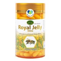 นมผึ้ง Nature King Royal Jelly 1000mg (120 Capsules) ของแท้จากบริษัท มีคิวอาร์โค้ดสแกน