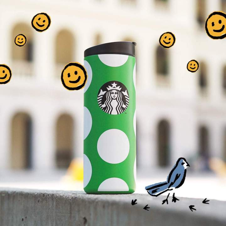 Starbucks x Kate Spade New York Miir Bottle tag Singapore 16oz 473ml |  