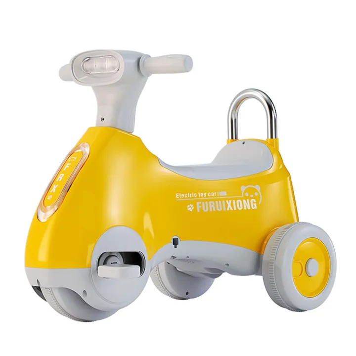 Children's Electric Motorcycle Baby Tricycle Pedal 2 In 1 Baby Toy Car