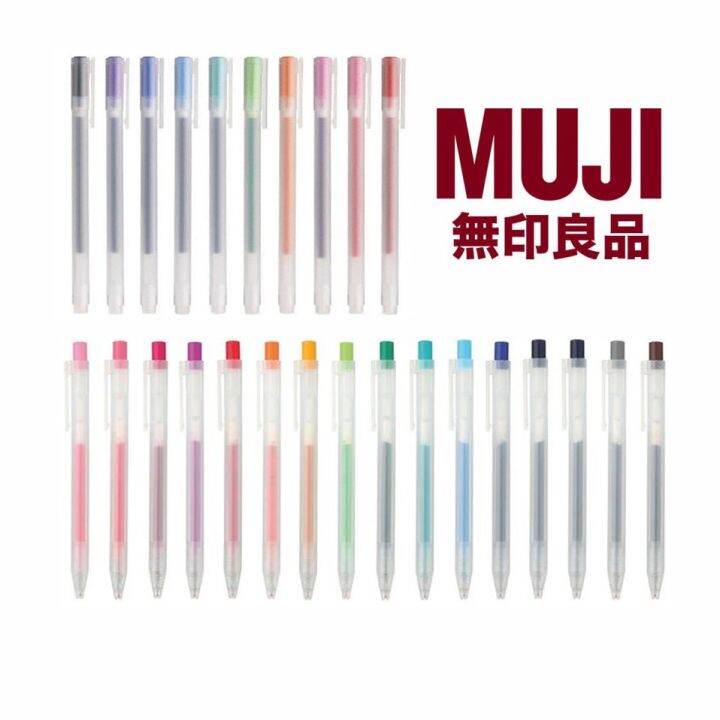 ปากกาเจล มูจิ‼️แบบปลอก 0.38MM‼️ MUJI ไส้ปากกา ปากกาแบบปลอก มูจิ 0.38 MM