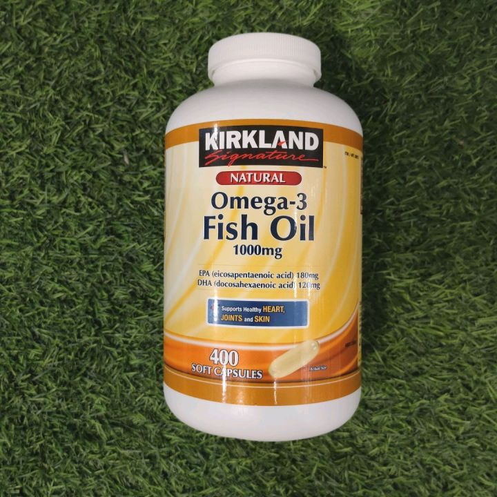 Kirkland Signature Omega 3 Fish Oil 400 Tablets | Lazada PH