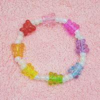 สร้อยข้อมือน่ารัก กำไลลูกปัดหมีเจลลี่แบร์?Jelly Bear Bracelet