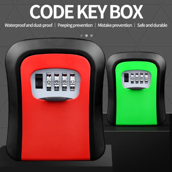 Decoration key code box construction site cat eye wall mounted key box
