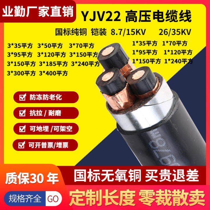 National Standard Yjv22 High Voltage Cable Engineering with Armored ...