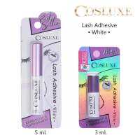 Cosluxe Lash Adhesive Waterproof &amp; Long-Wearing Formula White 5 ml. 00485 กาวติดขนตาปลอมชนิดพู่กันใช้ดี บอกต่อ