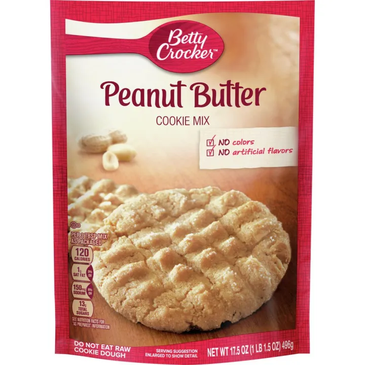 Betty Crocker Peanut Butter Cookie Mix 496g Lazada Ph