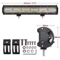 แพ๊ค1ชิ้น สว่างเต็มขั้น ไฟสปอร์ตไลท์LED ความยาว18นิ้ว 12V 24V รถยนต์ รถบรรทุกใส่ได้  LED COMBO BEAM 360W แสงสีขาว