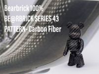 Bearbrick 100% Patern carbon fiber ของเเท้❗❗