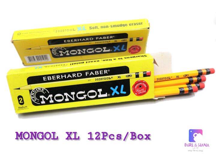 MONGOL XL 12PCS/BOX 2B MONGOL BIG PENCIL | Lazada PH