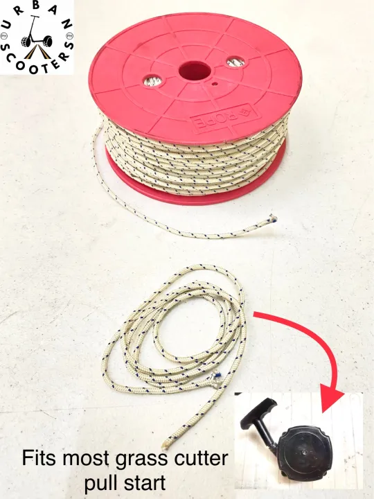 Pull start rope nylon 1 meter length 3mm diameter use for ChinaPed
