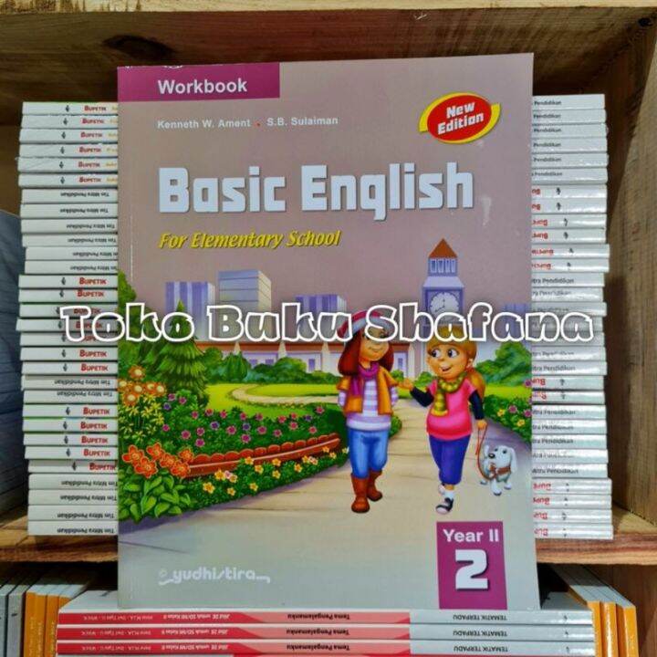 Buku Workbook Basic English Kelas 2 SD New Edition Yudhistira Original ...