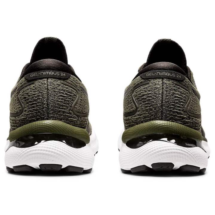 รองเท้าวิ่งชาย-asics-gel-nimbus-24-สี-olive-1011b359-300-ของแท้-มือ-1-พร้อมกล่อง