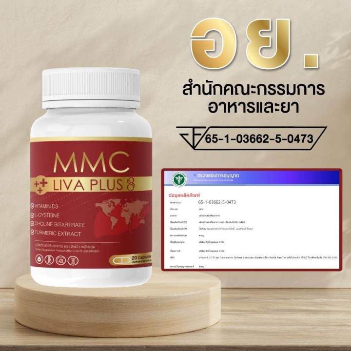 สุดคุ้ม-1-แถม-2-กระปุก-อาหารเสริมบำรุงตับ-mmc-liv-plus-กระปุกละ-20-เม็ด