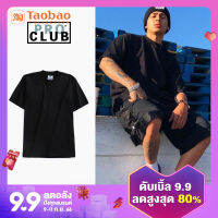 Proclub เสื้อทีเชิ้ตแขนสั้นใส่ด้านในงานฝีมือดีสีพื้นไซส์ใหญ่ทรงหลวมแนวฮิปฮอป HIPHOP แบรนด์ฮิตจากอเมริกาสำหรับผู้ชายฝั่งตะวันตก