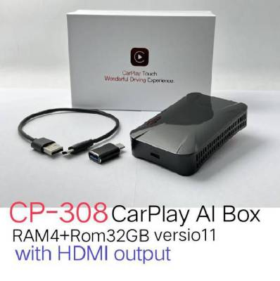 CarPlay AI Box &amp; Android Autoplay(HDMI out สำหรับเพิ่มจอหลัง) RAM4-64GB.ver.11ติดตั้งแบบ plug-in HONDA NISSAN MAZDA SUZUKI TOYOTA (รุ่น Hybrid อาจจะมีปัญหาเรื่องของไฟจ่ายไม่พอ) FORD MERCEDES BENZ HYUNDAI SUBARU MITSUBISH มีadapter USB type C แถมให้)