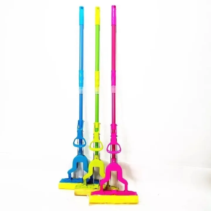 Sponge mop water absorption mop folding water squeezing household mop