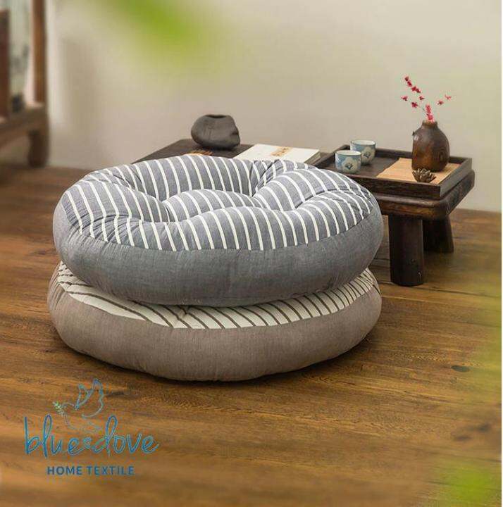 1 Piece Stripe Garden Patio Seat Cushion Round Chair Pad Home Floor