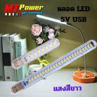 หลอดไฟ LED 8 และ24 ดวง หลอดไฟแคมปิ้ง ปลั๊ก USB 5V12W