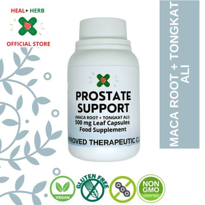 Heal + Herb Prostate Support Capsule with Maca Root & Tongkat Ali for