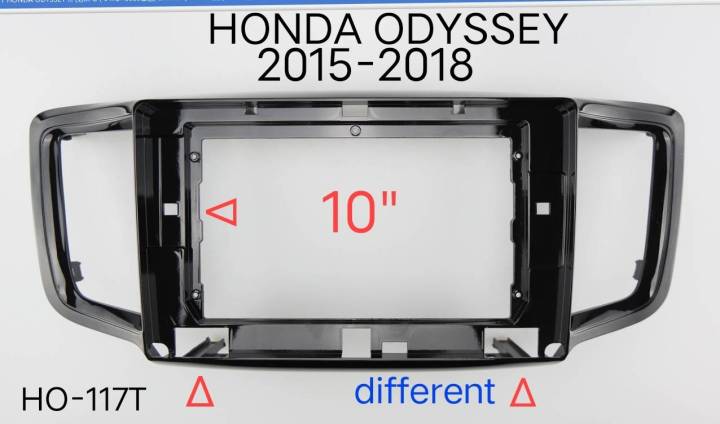 หน้ากากวิทยุ HONDA ODYSSEY ปี2015-2018 สำหรับเปลี่ยนจอ android 10"